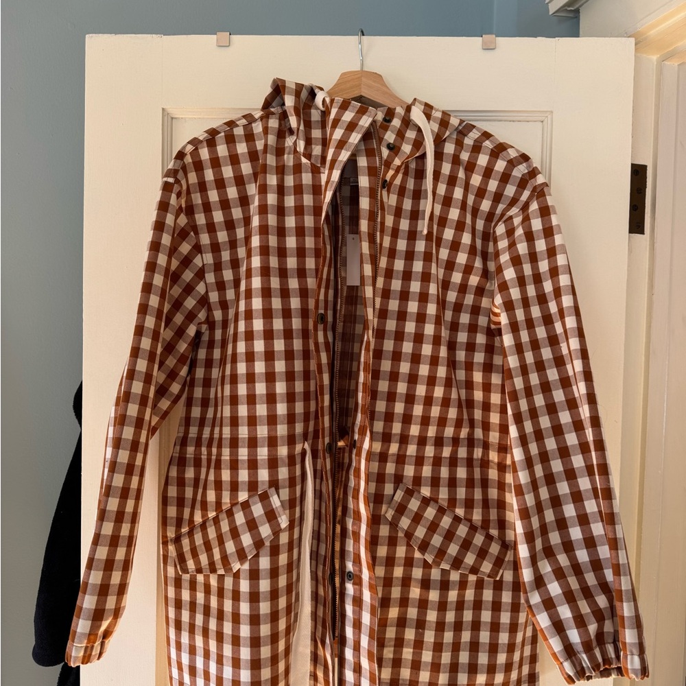 Madewell Checkered Rain Jacket